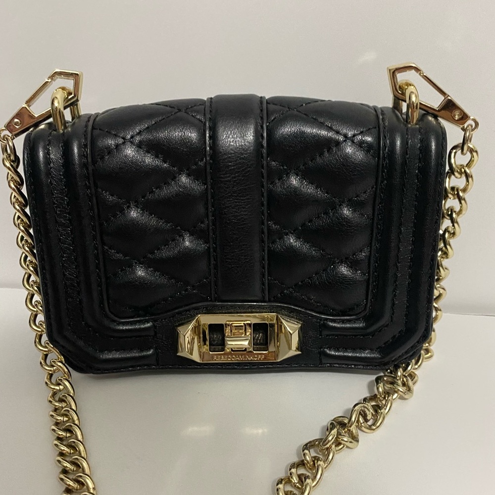 Rebecca Minkoff, Small Quilted Love Crossbody